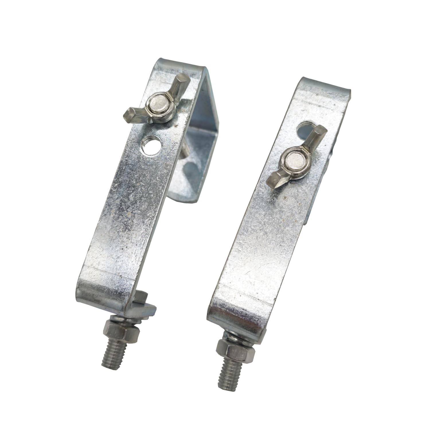 4 Pack Stage Light Clamps Hook for Square Tube(37×64.5mm and 19.1×64.5mm), DJ…