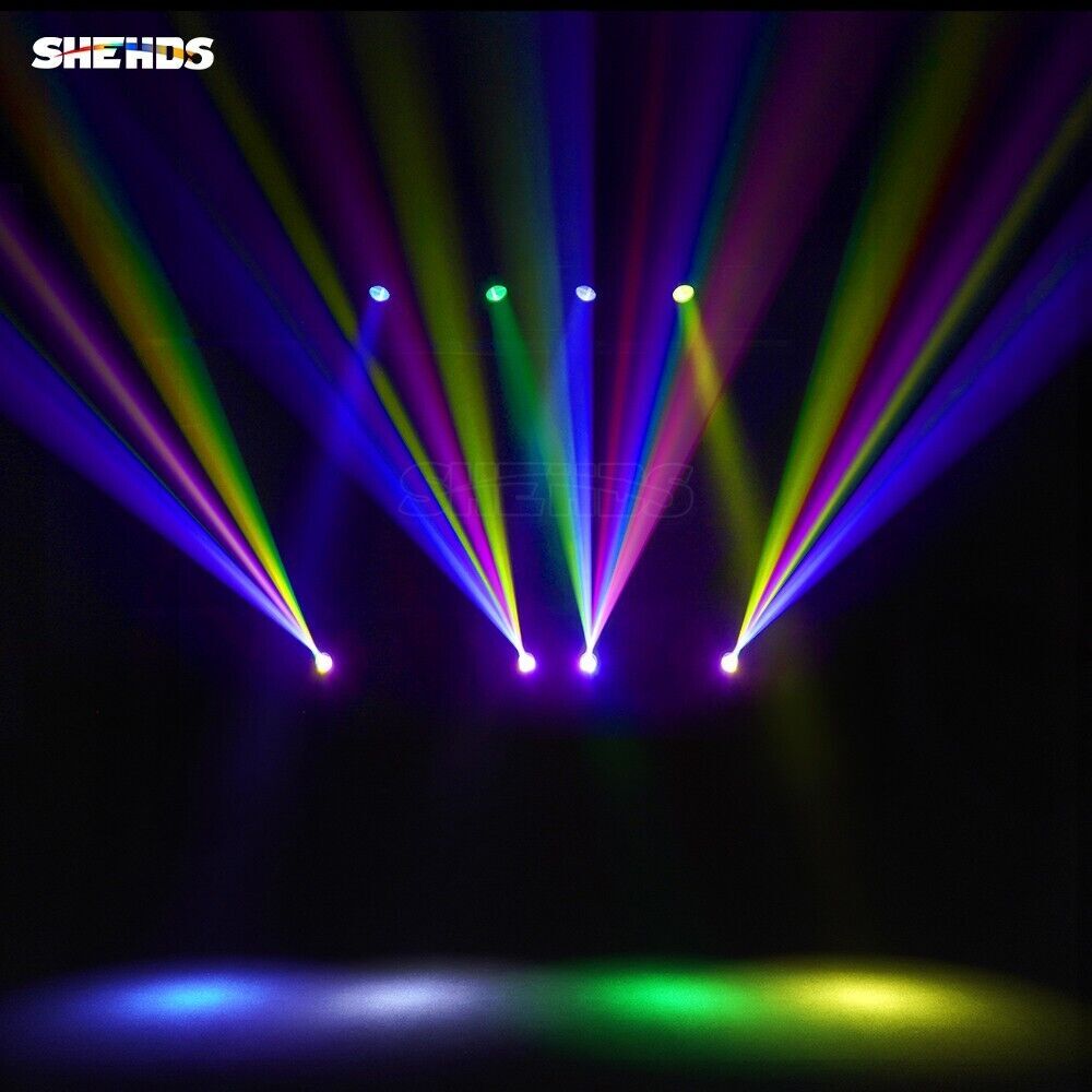SHEHDS 2Pcs NEW Version Sharpy 7R 230W Beam Moving Head Lighting with Flightcase