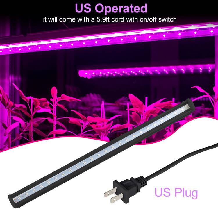 LED Black Light Bar UV Strip Fixtures Ultraviolet Lamp US Plug DJ Party Club