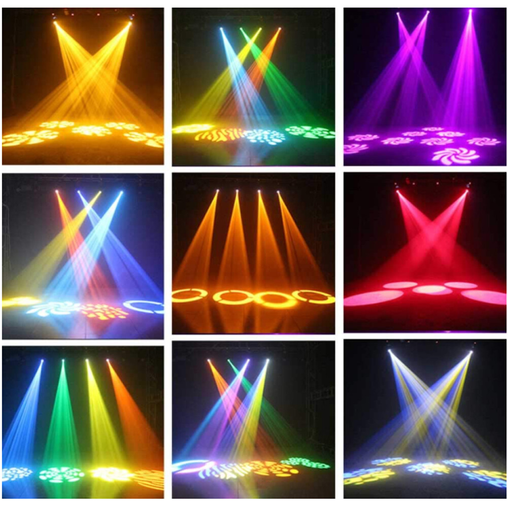 120W LED Moving Head Stage Light RGBW 8Gobo Spot Beam Disco DJ Show Lighting DMX
