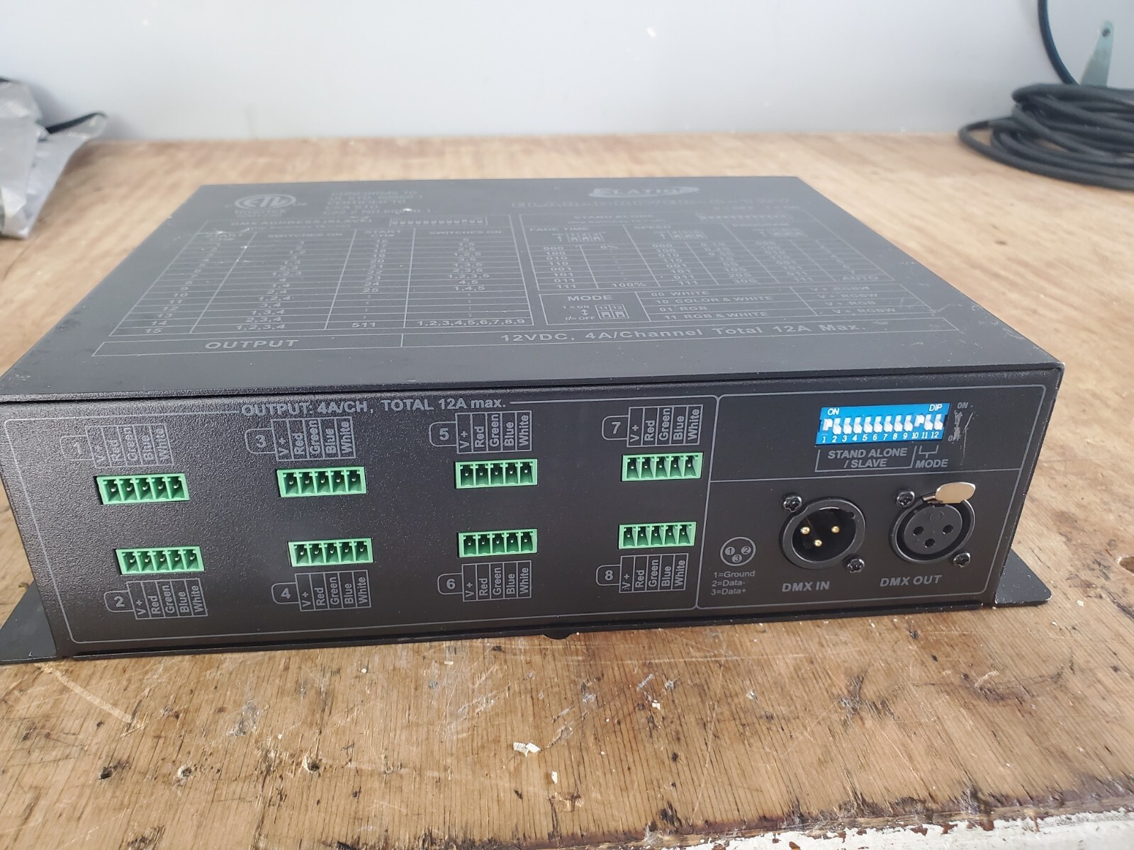 Elation ELAR-Driver-8-12V 8 CH 12V LED Power Supply