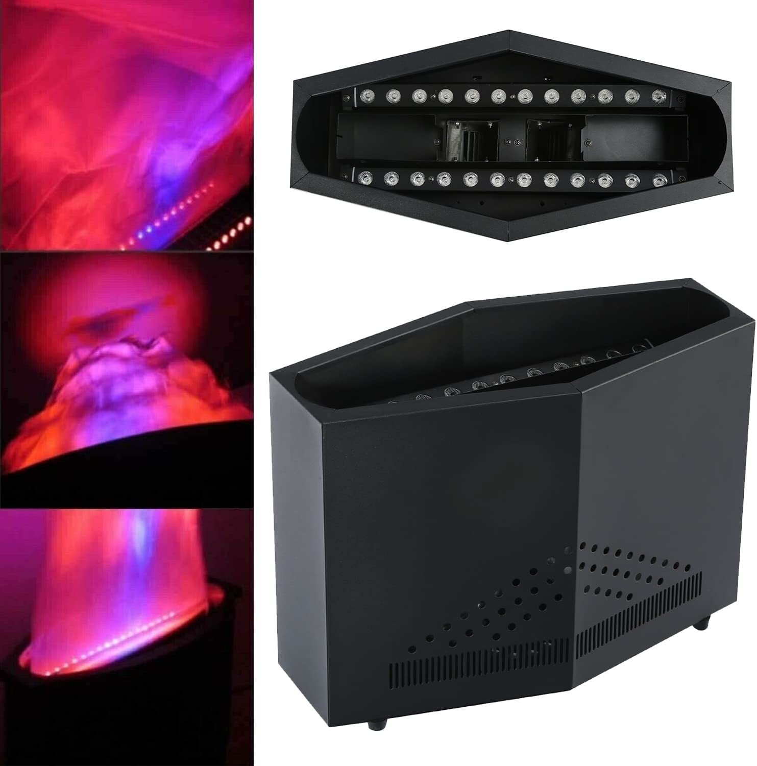 36 LED Fake Flame Light Stage Show Fire Flame Lighting Disco DJ Band KTV Bar US