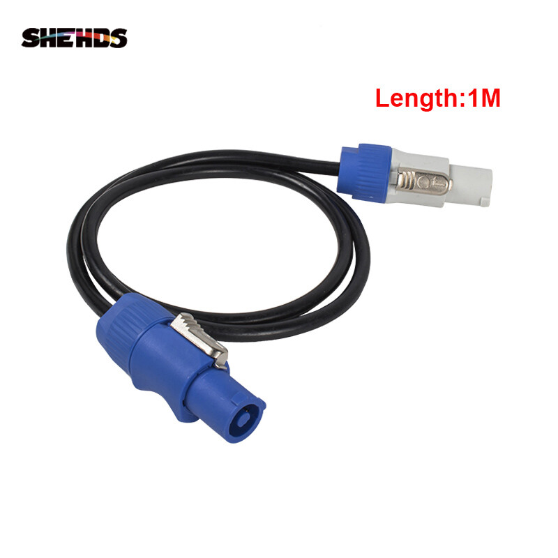 SHEHDS 1M Hand in hand Power Cord Plug Cables For Stage Lighting Equipment