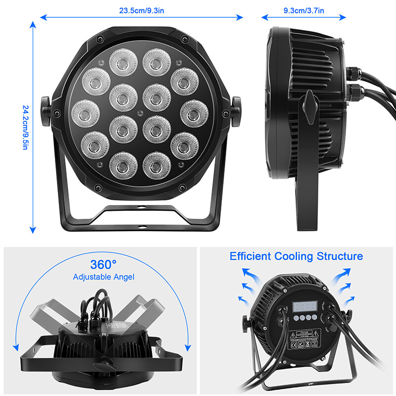 RGBW LED Uplights 14x15W Outdoor IP65 Waterproof Stage Par Light dj Party Lights