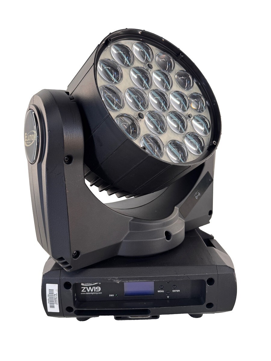 Lot of 2 Elation ZW19 LED Wash RGBW Moving Light