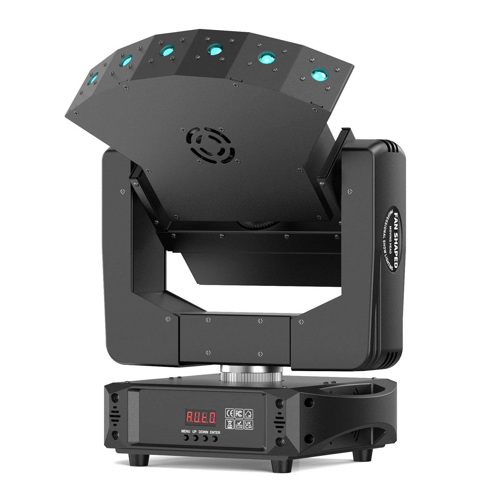UKING 6Eyes RGB XYZ DJ Laser Light Moving Heads DJ Disco Show Party DMX Lighting