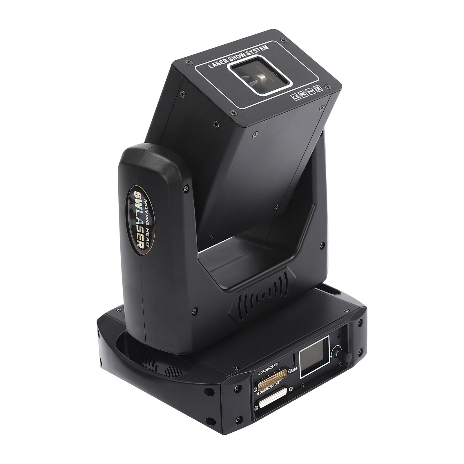 6W Laser Moving Head Stage Light RGB DJ Lighting Beam DMX Stage Lighting Effect