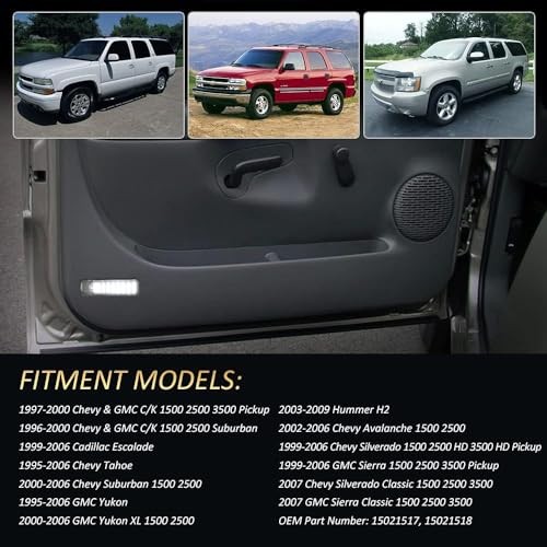 RGB LED Interior Door Panel Courtesy Light Multi-Color Chevy RGB DOOR LIGHT-2
