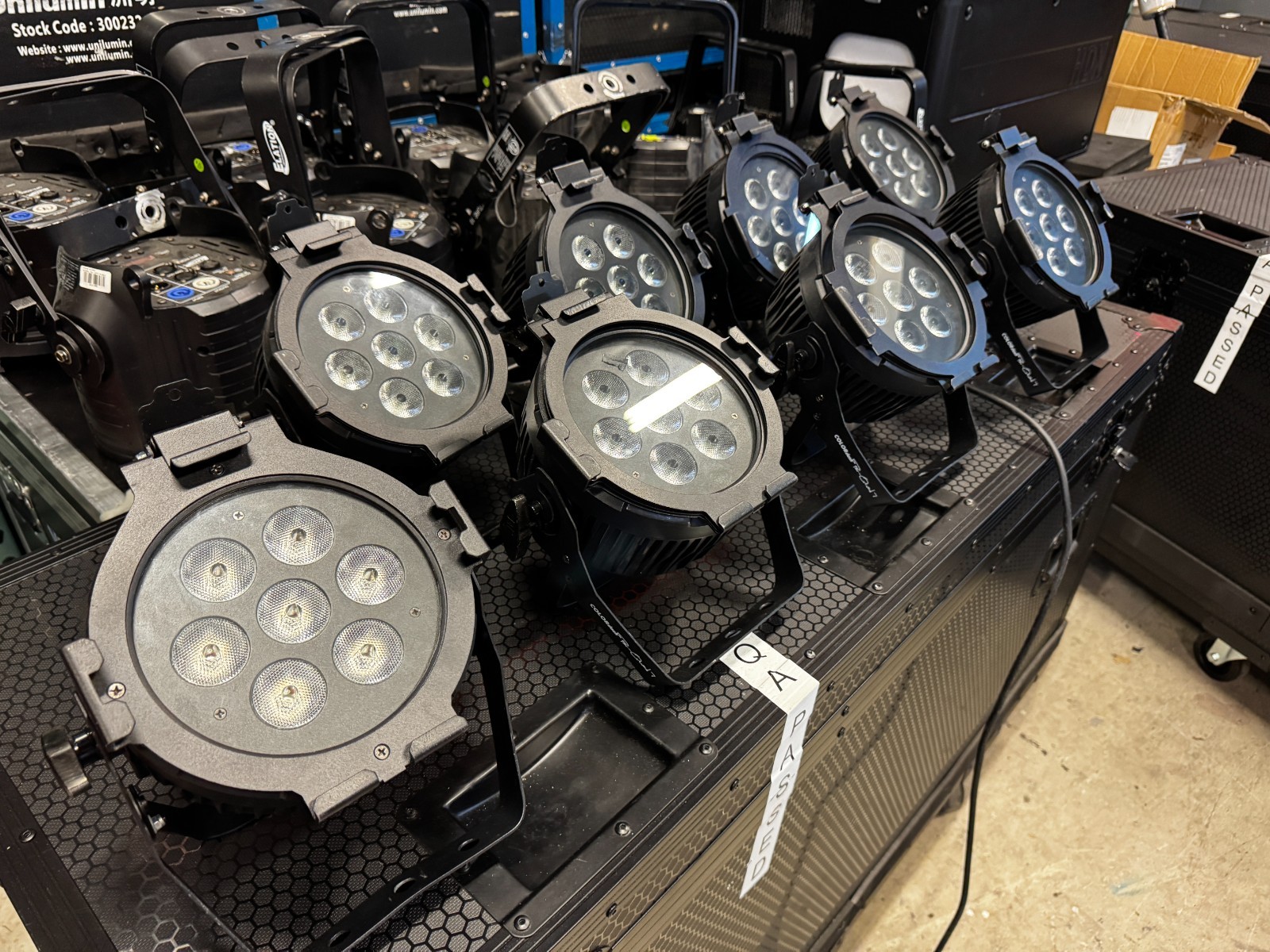 CHAUVET Pro Color Dash Par Quad 7 RGBA LED DMX Wash 7x7w 18 Degree 8x Available