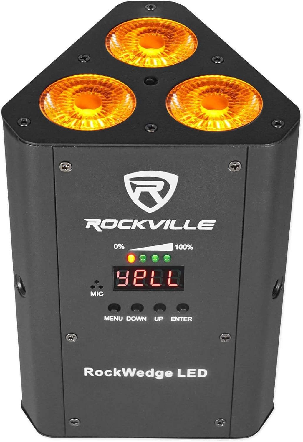 Rockwedge LED 54W RGBWA+UV Rechargeable Battery Wireless DMX Par Light