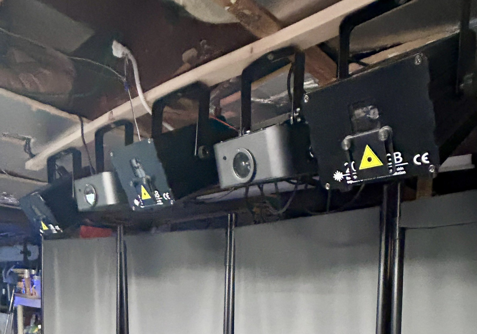 Laser Light Fixture, Mounting Bracket, Stage Lighting with remote