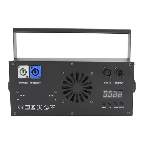 200W COB LED Par Light DMX Stage DJ Audience Blinder Light Warm +Cool White