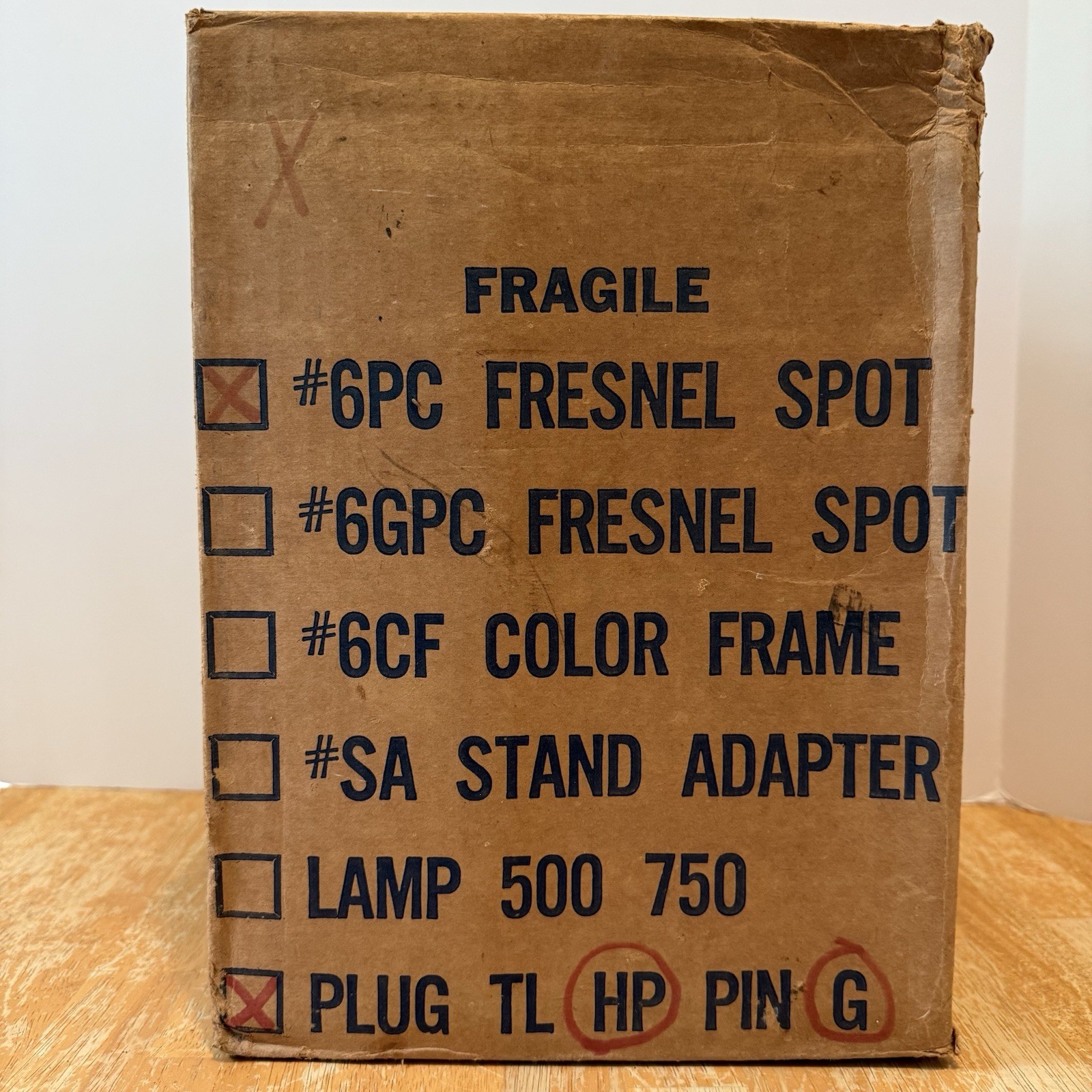 70’s Fresnel TIMES SQUARE Theatrical And Studio Supply LIGHTING Sealed