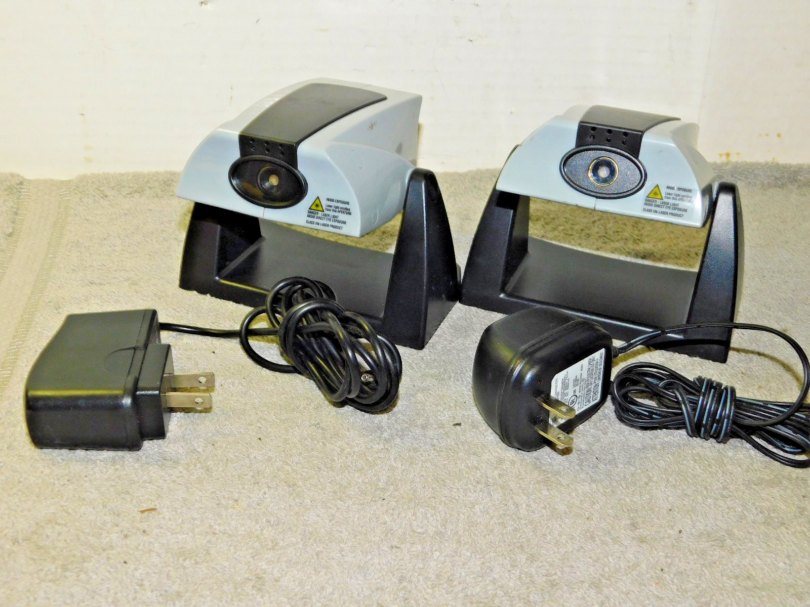 2 Laser Twilight Stars Projectors Party Lights sound activated & Manual