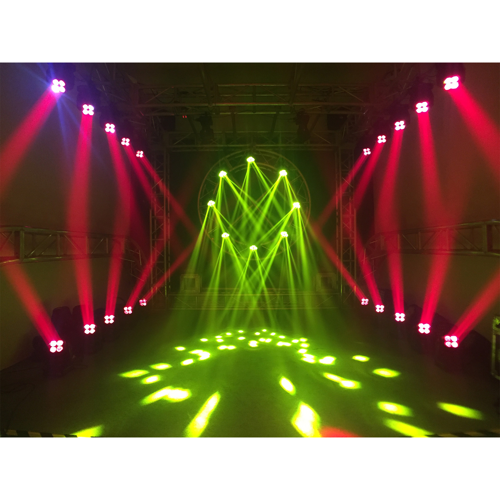 Eliminator Stealth Wash Zoom 7 x 12 Watt RGBW LED DMX Moving Head Wash Light ADJ