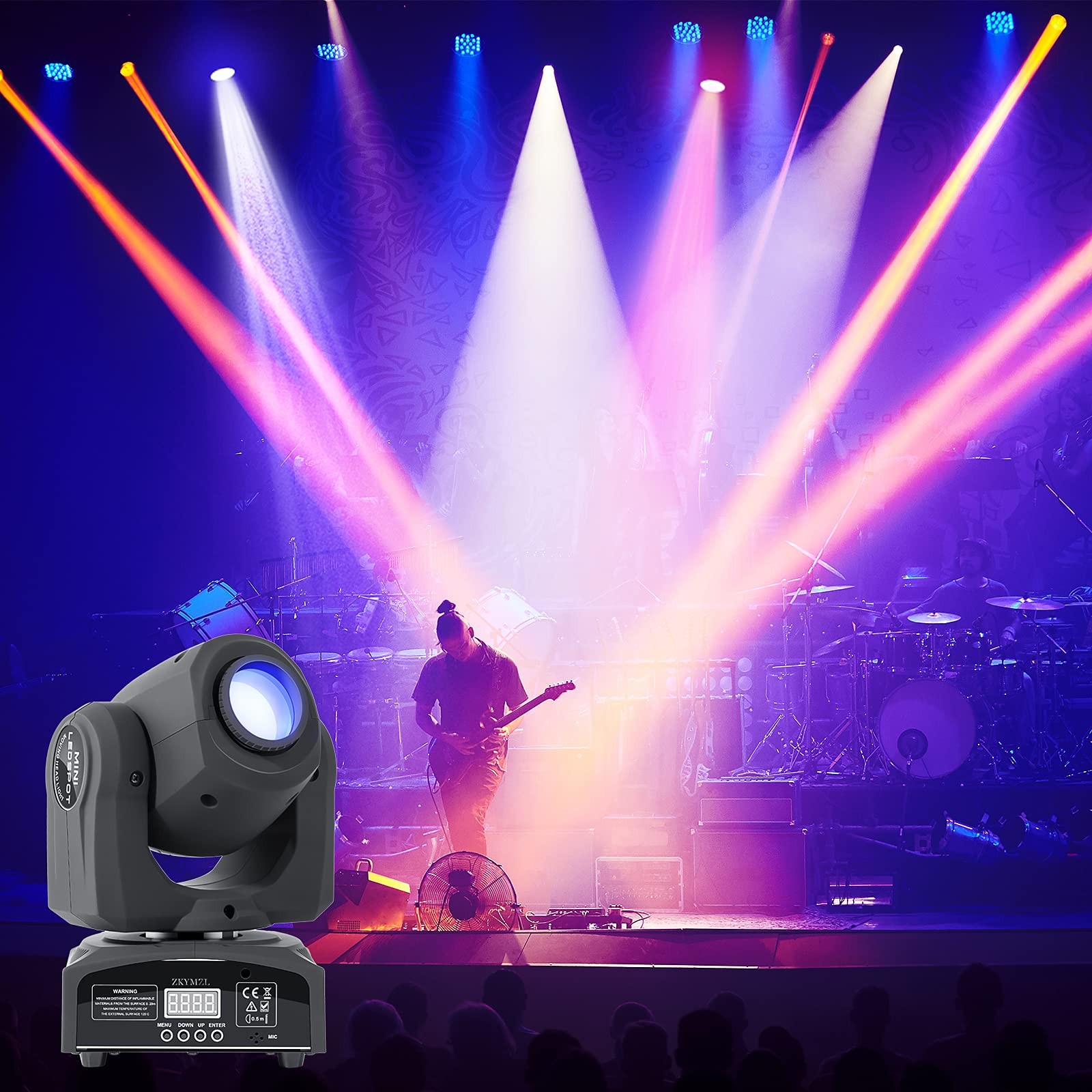 ZKYMZL 60W LED Moving Head Lights for Parties, Weddings & More Events…