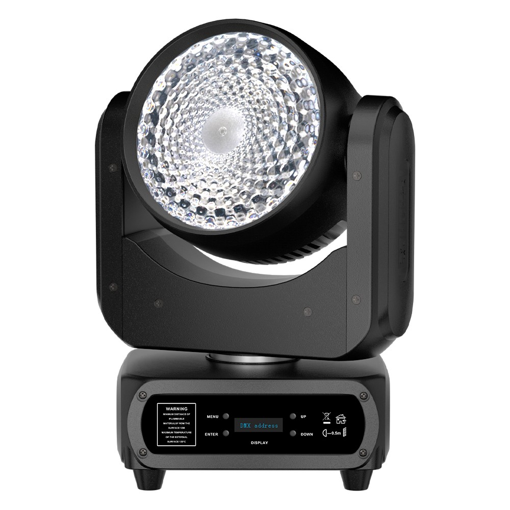 SHEHDS LED 120W Wash Spotlight RGBW 4IN1 Moving Head Light For Stage Wedding Bar