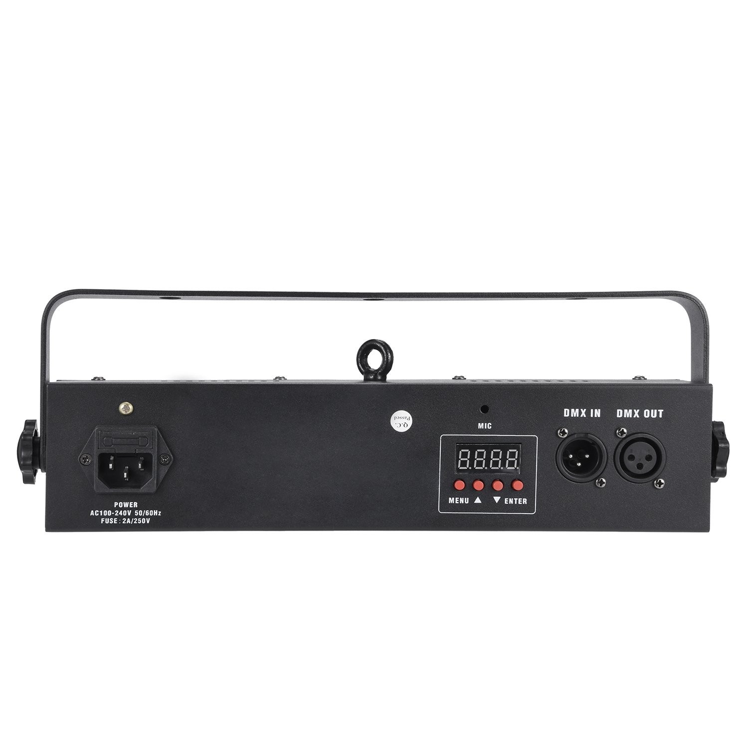 132-LED RGB Strobe Light & Wash Light – Sound Activated DJ Disco Lights, DMX Con