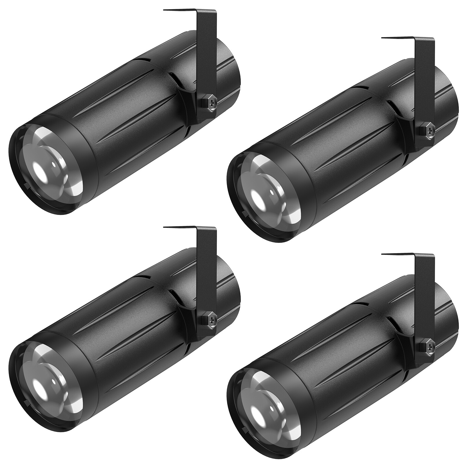 1-4 Pack 15W LED Pinspot Light Beam Spotlight Stage KTV Disco DJ Party Lighting
