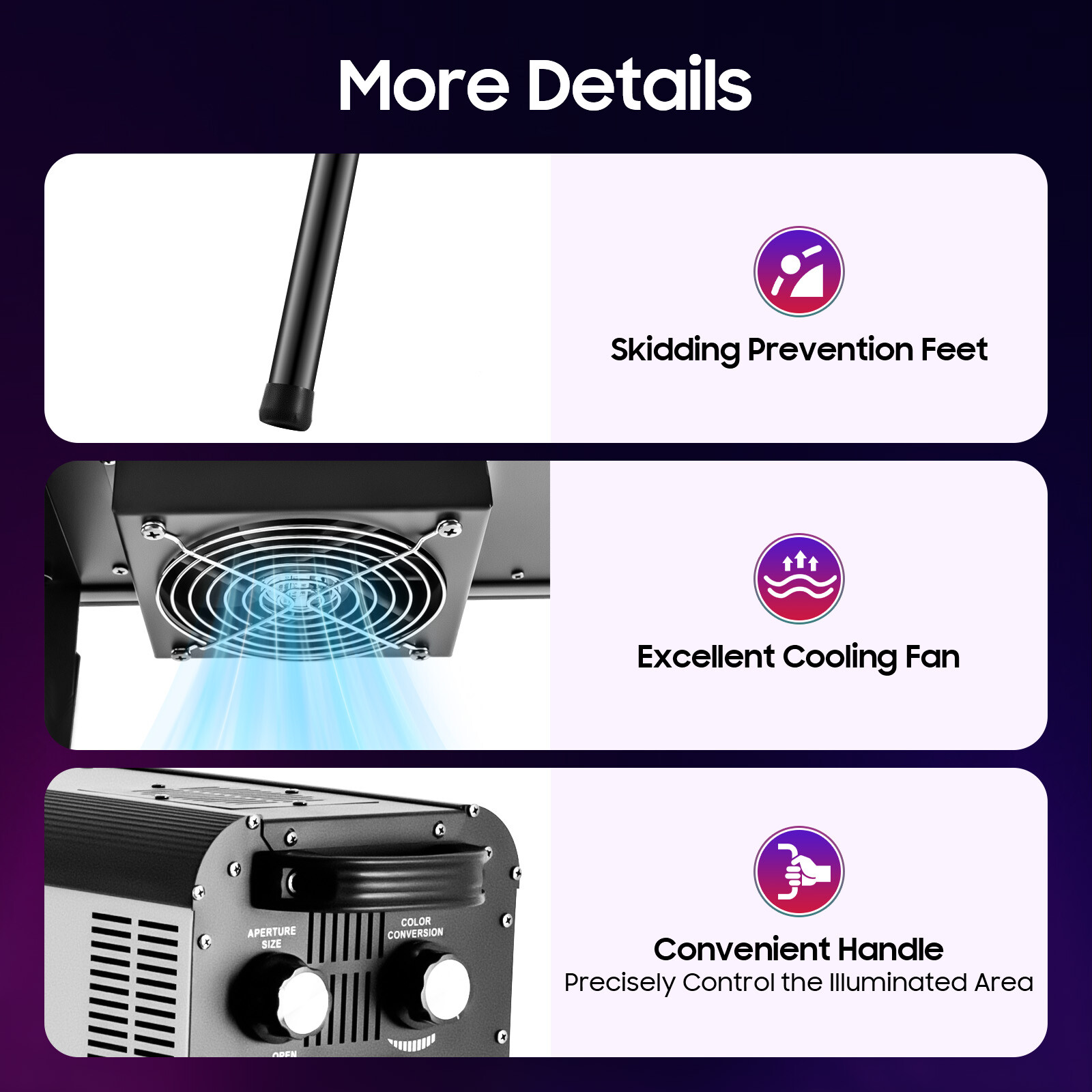 330W RGBW Stage Spotlight LED Follow Spot Light Beam DMX DJ Disco Light w/Tripod
