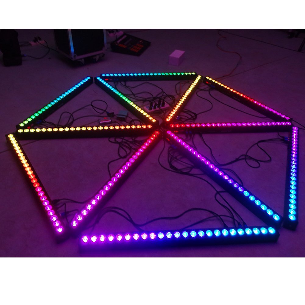 24LED Wall Washer Stage Lighting 120W Bar Party DMX RGB Disco DJ Club Lights