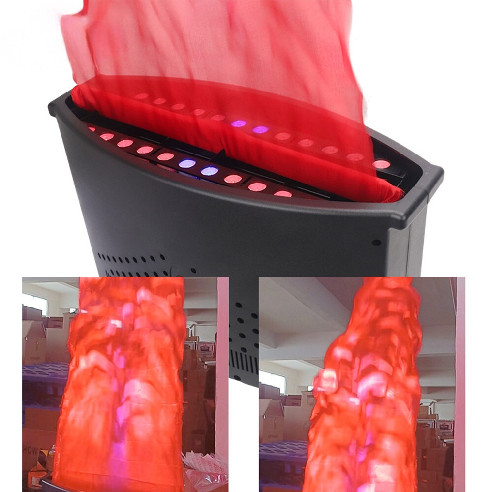 36LED Fake Fire Light DMX RGB LED Stage DJ 3D Fake Flame Light Effect Lamp