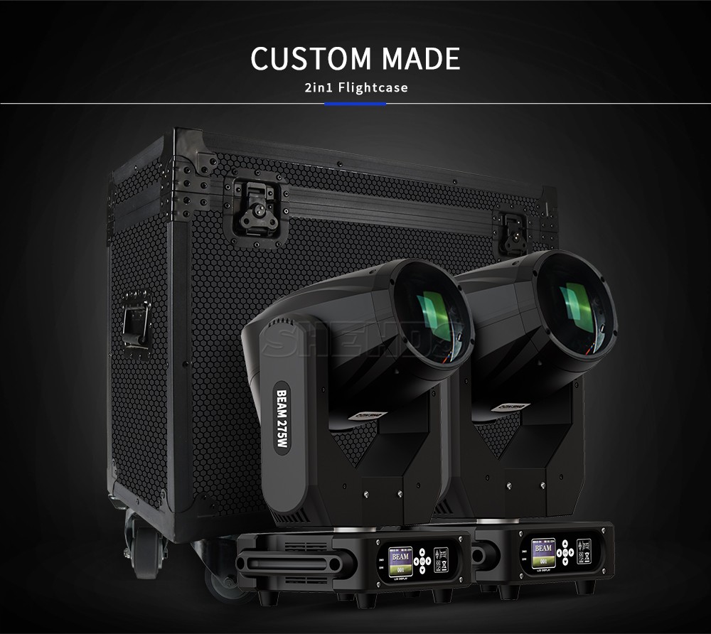 275W 10R Beam Moving Head Light Gobo Spot Light DMX512 Stage Disco Bar Or Case