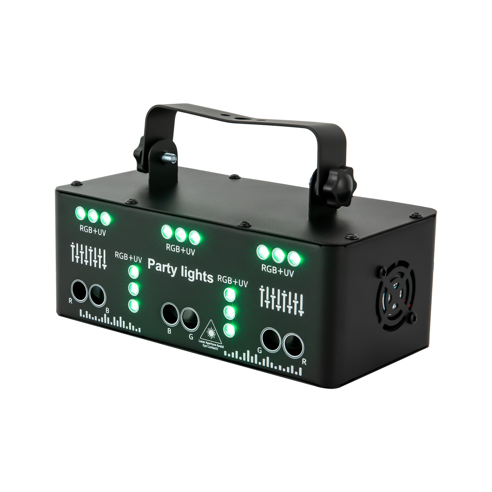 Proffessional DJ Lights 21 Lens RGB UV Disco Strobe Stage Lighting With Remote