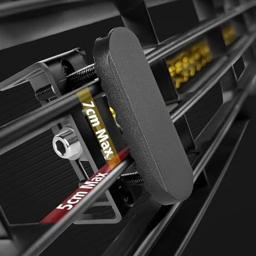 6-30 Inch Single/Double Row LED Light Bar Front Hidden Behind Grilla brackets