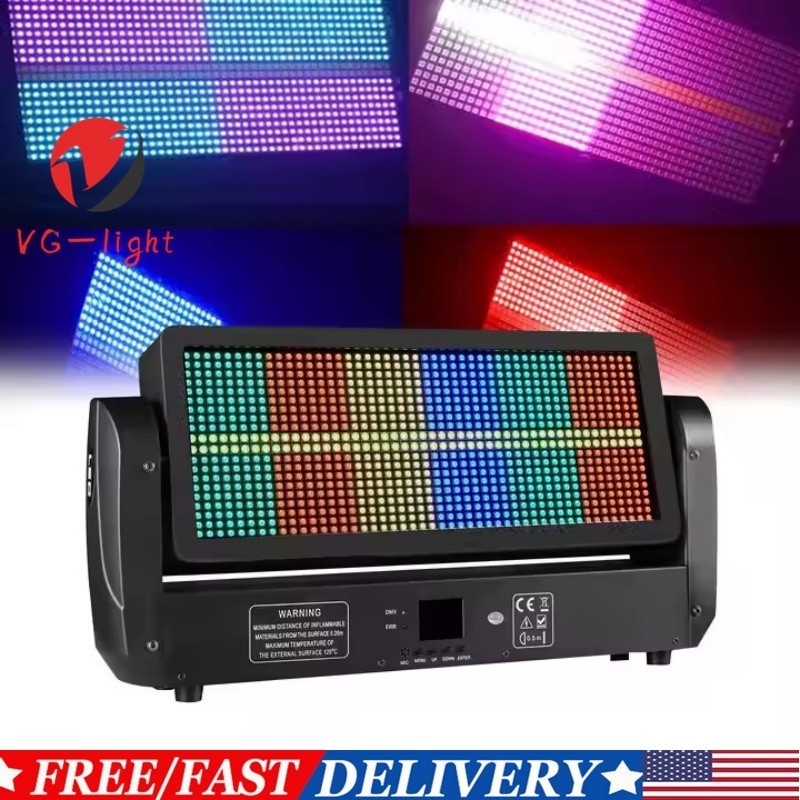 2pc DJ Lighting Strobe light 300W RGB LED Moving Head Flash Stage Effect Light