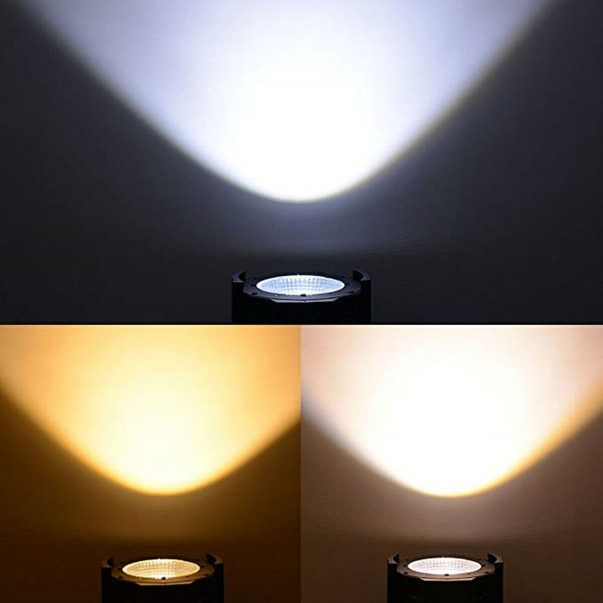 2x 100W COB LED Par Can Light DMX Stage DJ Audience Blinder Light Party Lights