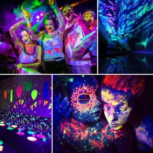 150W UV LED Black Light Christmas Glow Party Stage DJ Club Waterproof Floodlight
