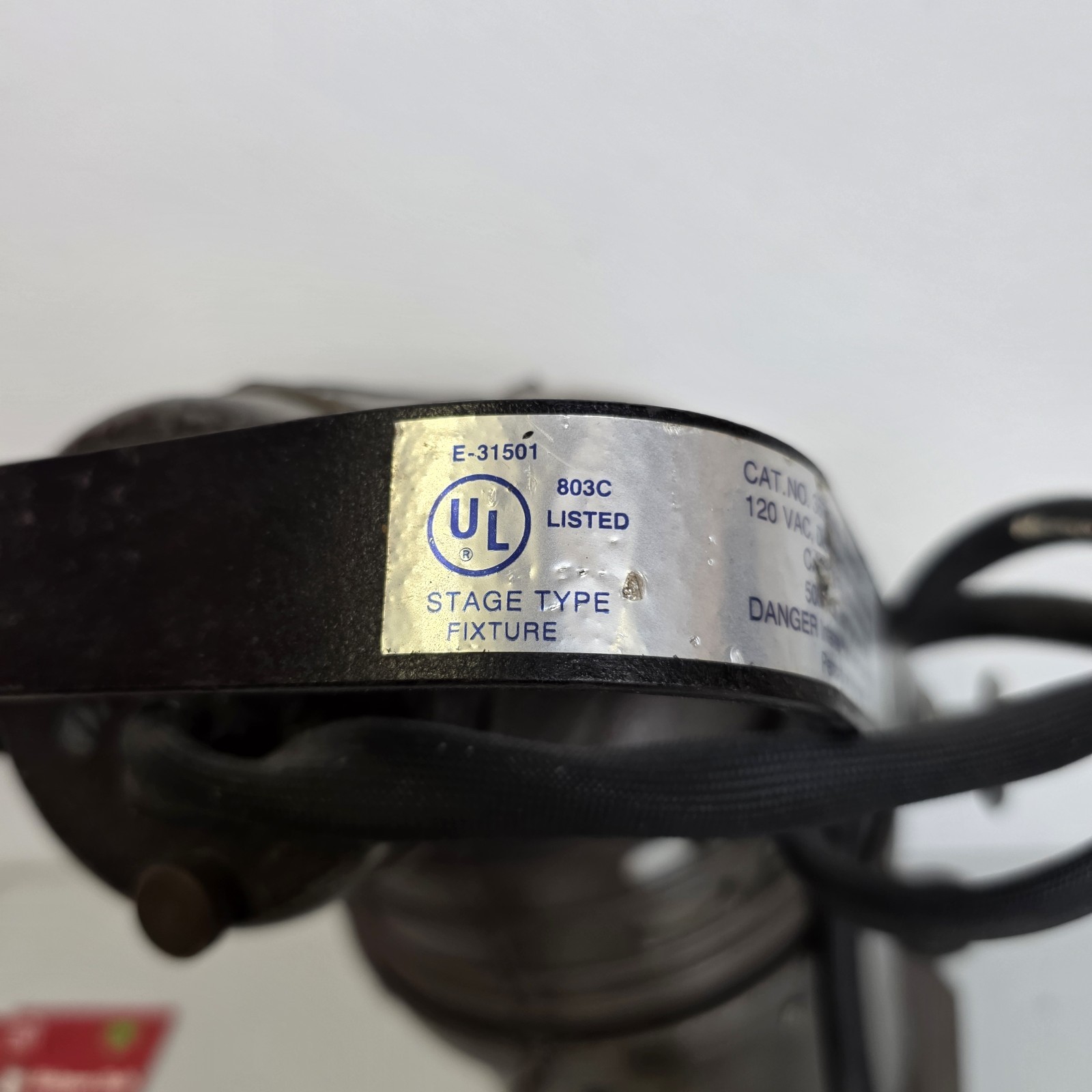Altman E-31501 Vintage Theater Stage Light Spotlight- Cut Power Cord 120v 500W