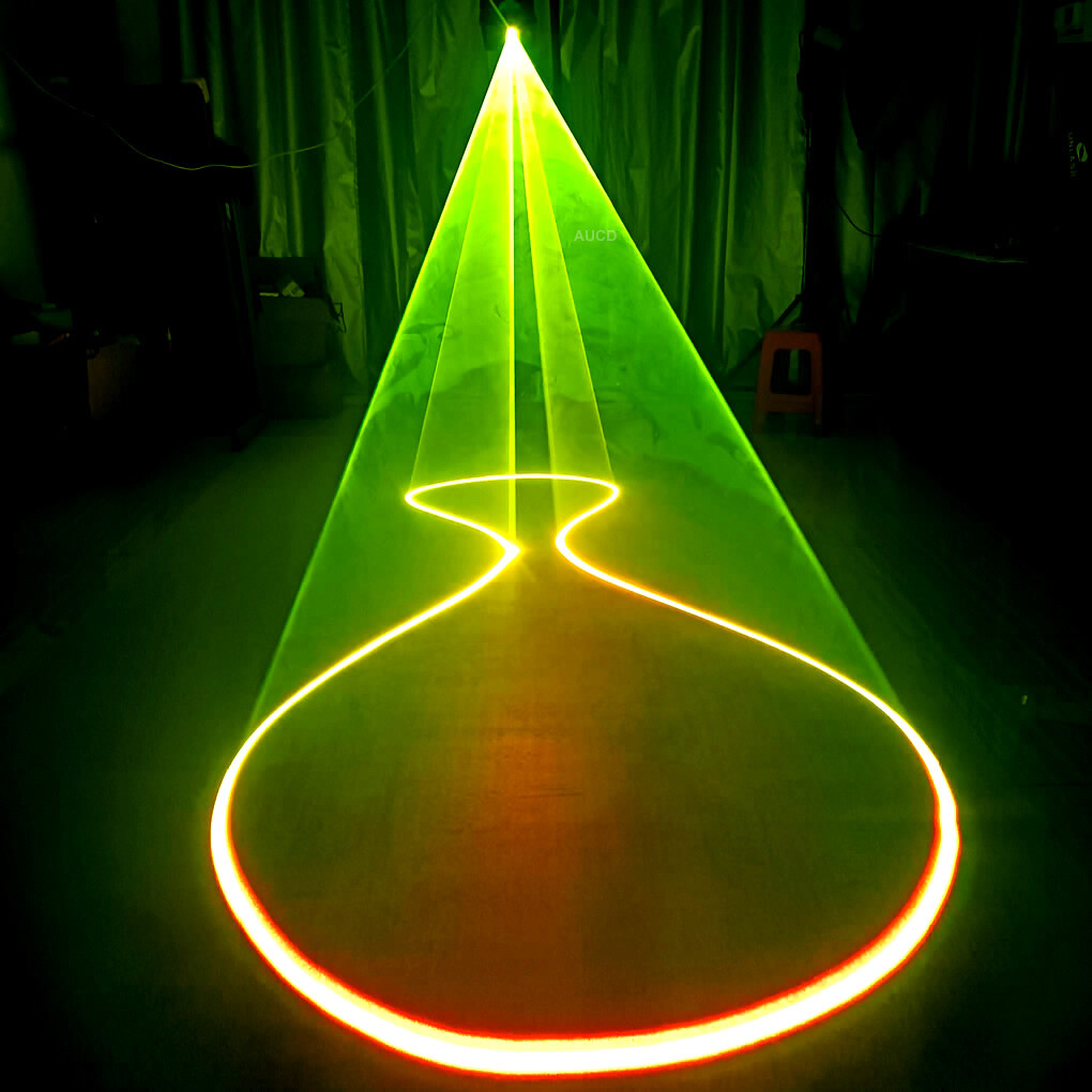 iOS Android Phone App 5W RGB iLDA DMX Animation DJ Stage Projector Laser Lights