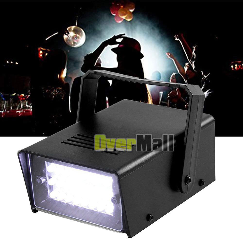 2/4x Disco Party Lights Strobe Led Dj Ball Sound Activated Bulb Dance Lamp Decor