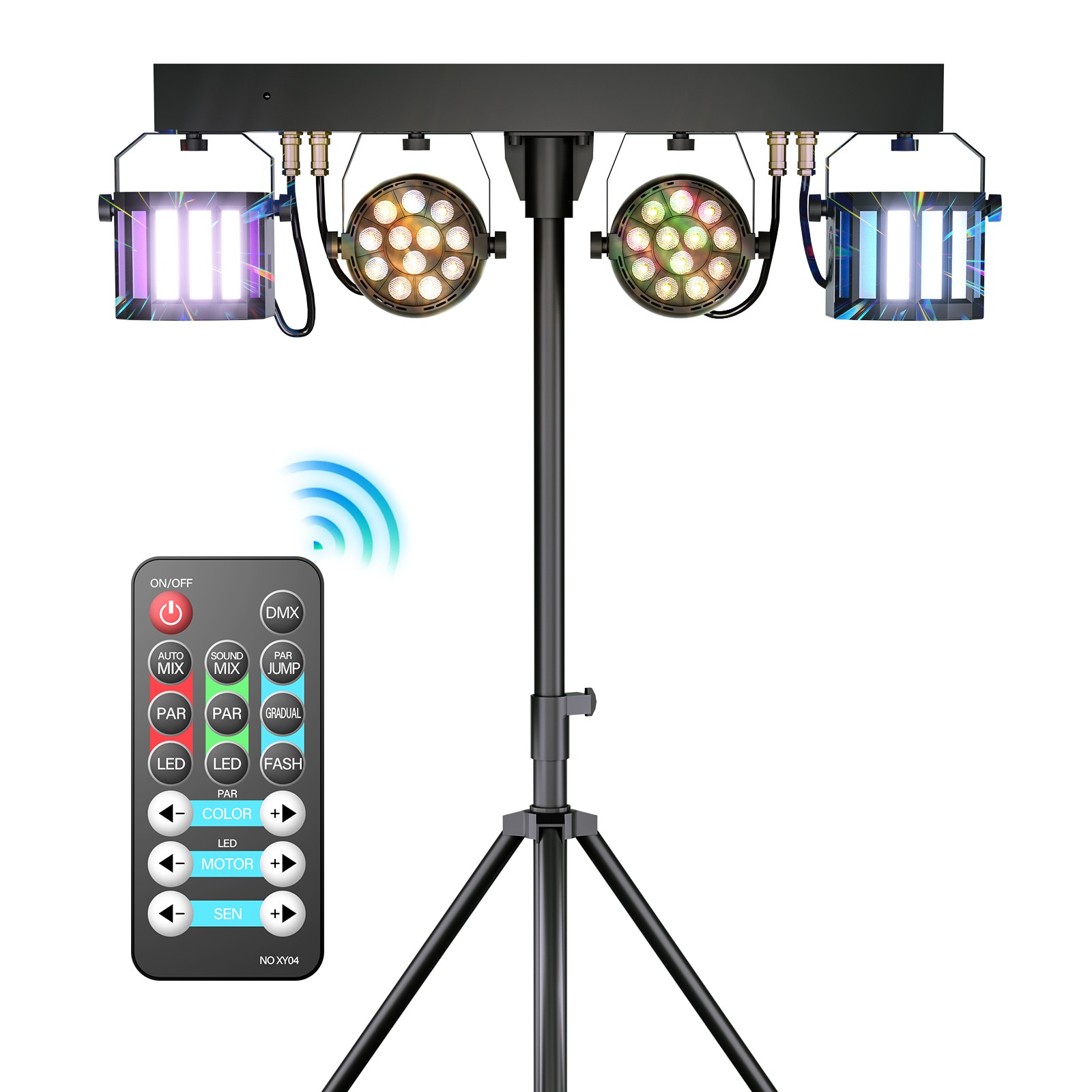 DJ Stage Moving Head Light with Stand DMX Control for Party Wedding Event