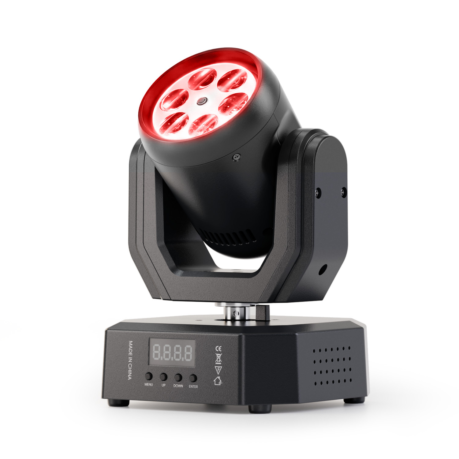 Bee-eye LED Moving Head Light 6-in-1 DMX Sound Active DJ Stage Effect Compact