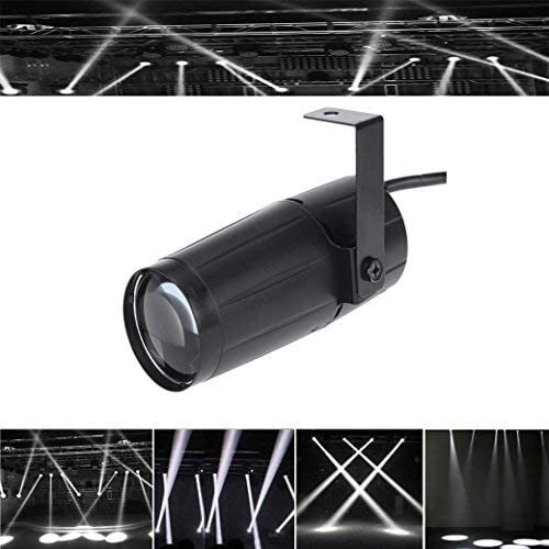 1-10pcs White LED Stage Lighting Pinspot Light KTV DJ Disco Party Spotlight Beam