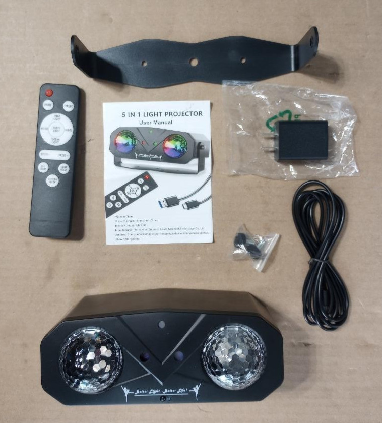 New 5 in 1 Light Projector with Remote Free US shipping