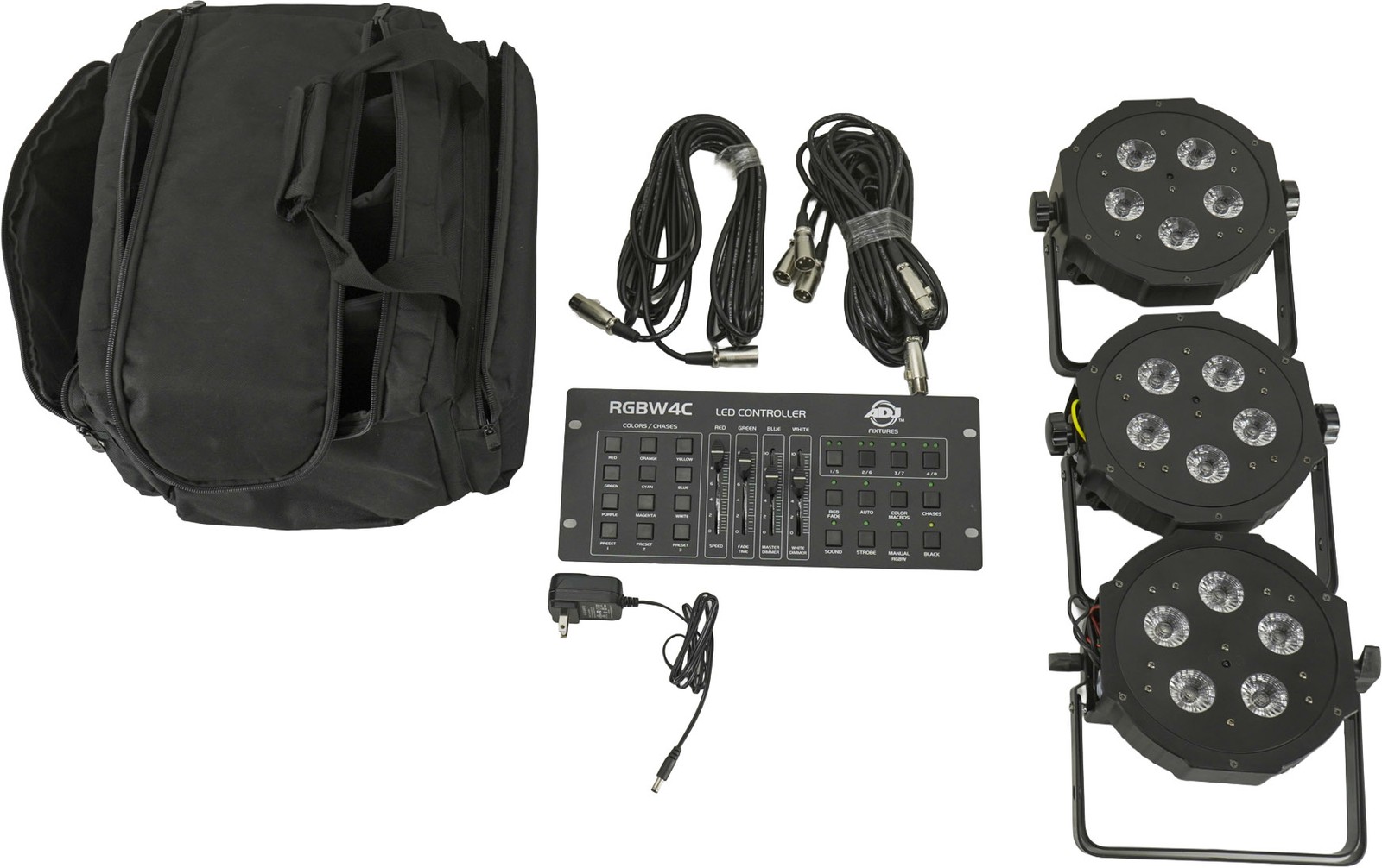 American DJ Ultra Quad Pak Pro 3 LED PAR Lights *(Missing 1 of 4)*