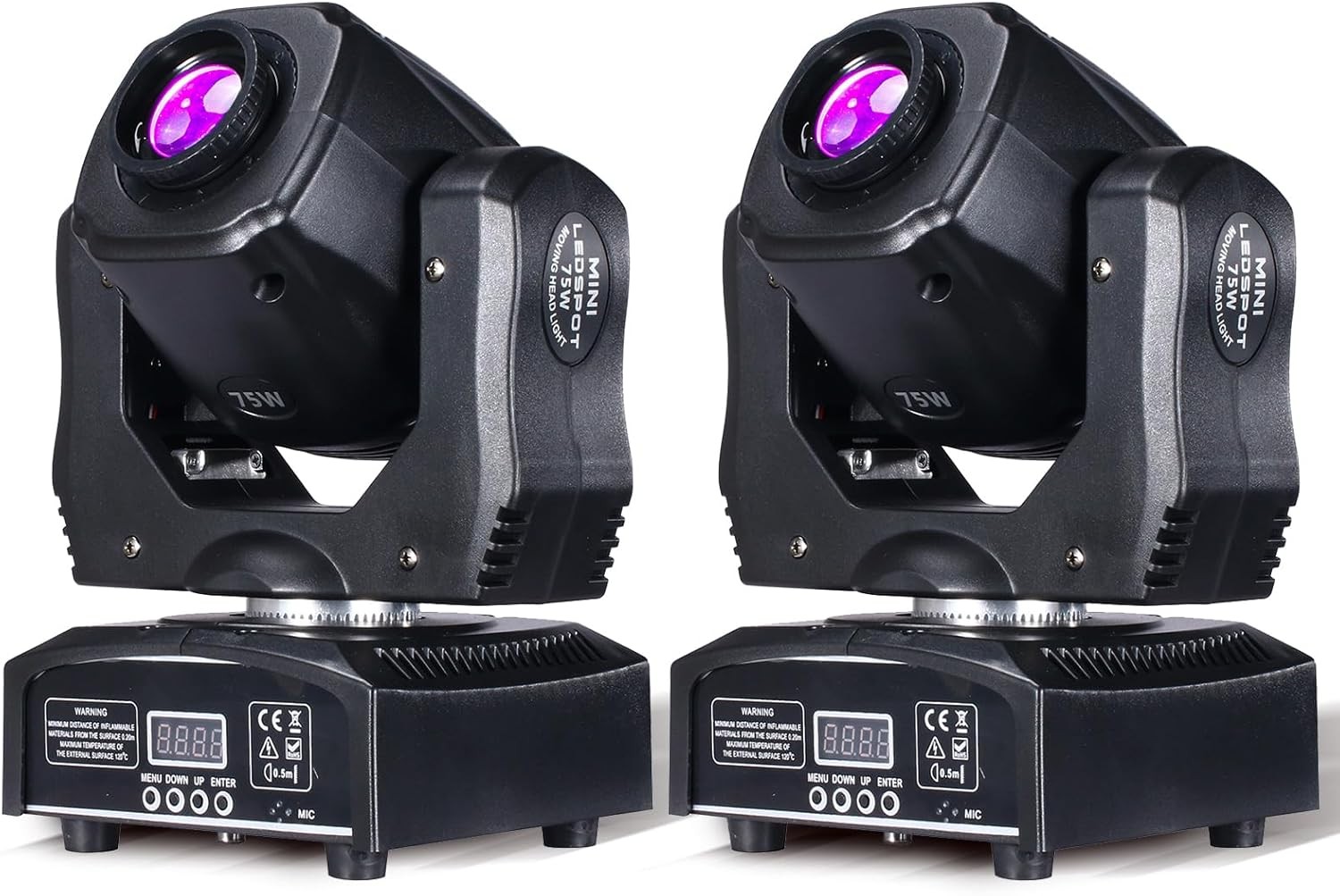 Moving Head DJ Lights 75W Stage Lights DMX Light 8 Gobos 8 Colors Spotlights …