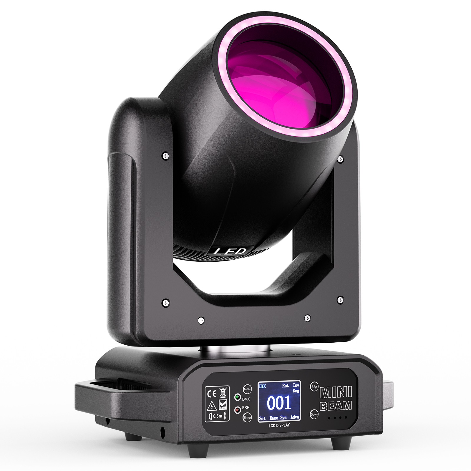 250W LED Rotation 18Prism Moving Head Light DMX Gobo Beam Stage Spot Lighting