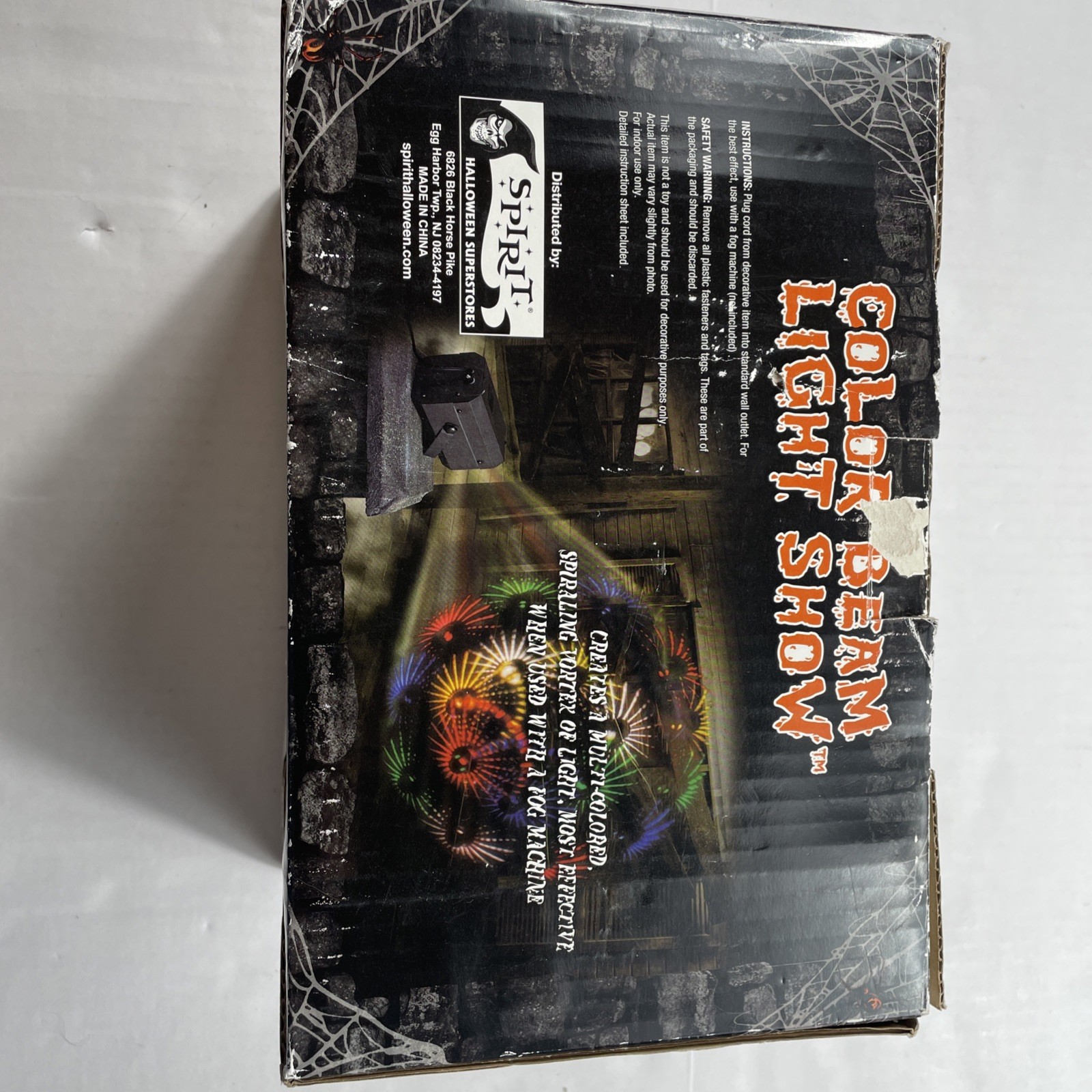 2009 Spirit Halloween Color Beam Light Show Concert Vortex Multicolor Tested AC