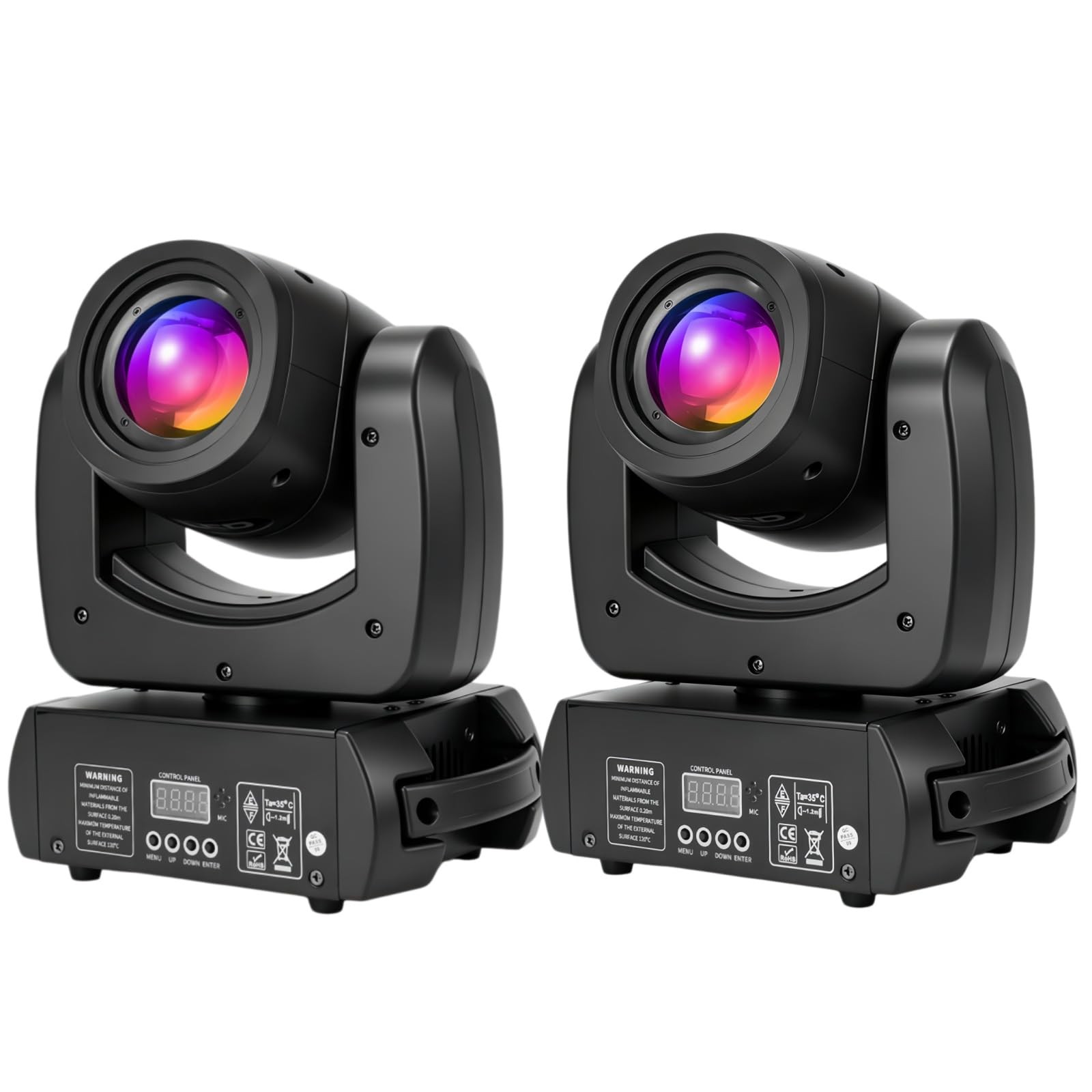 150W LED Moving Head Light Rotating 8 Prism Spot Stage Light, 8 GOBO 8 Colors Pr