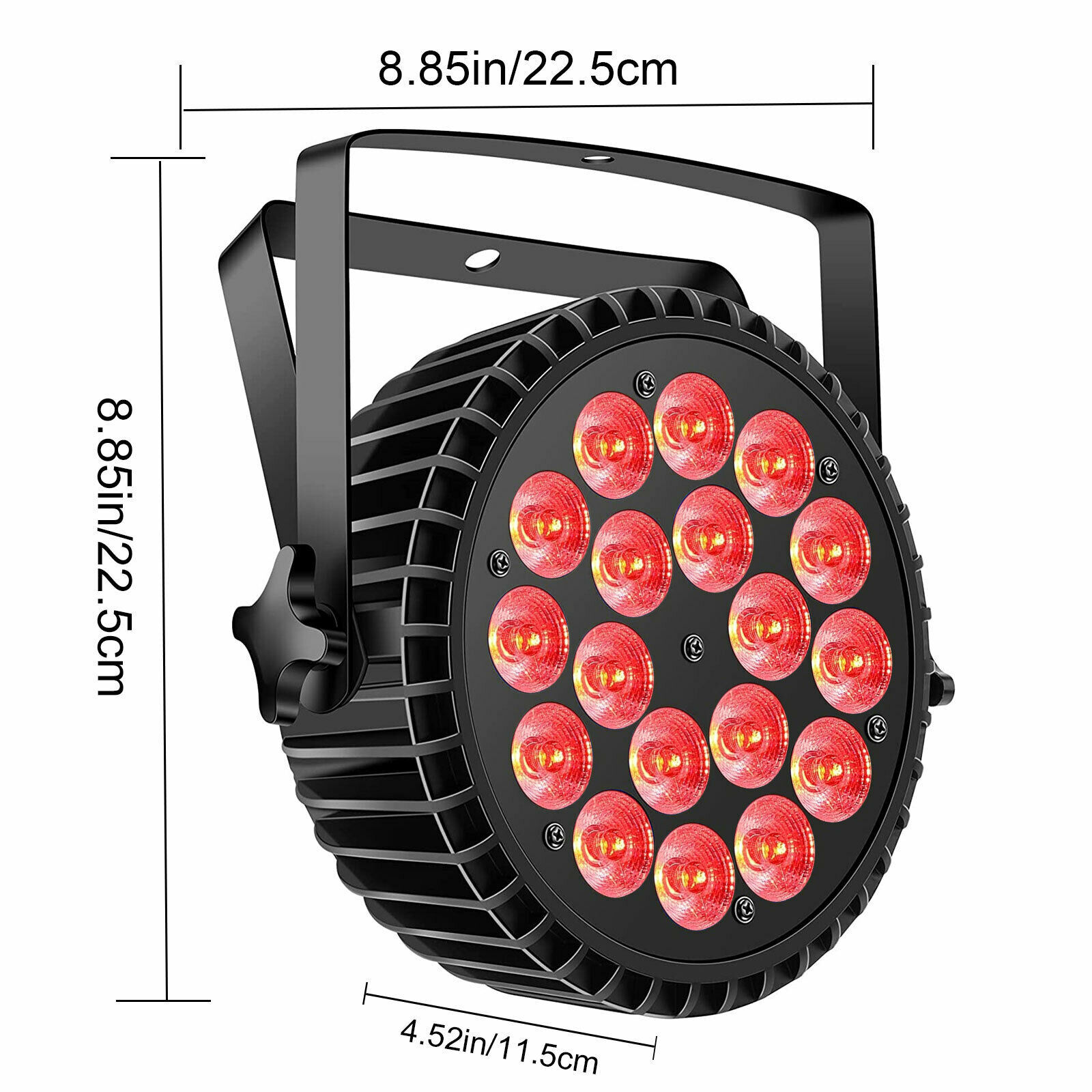 U’King 270W PAR Light 18LED Beam RGBW DMX Club DJ Disco Party Show Stage Lights