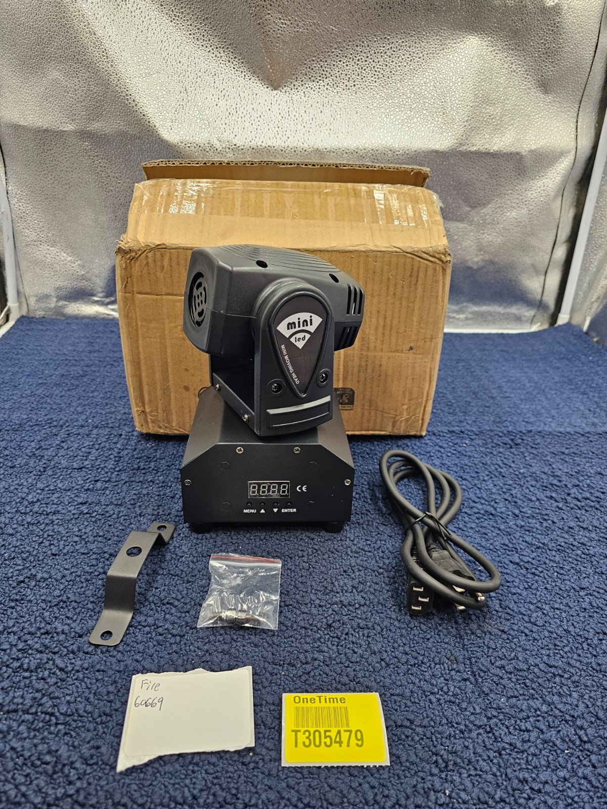 ZQ02040 Mini LED Mini Moving Head Beam Light with DMX AC100-240V 50/60Hz