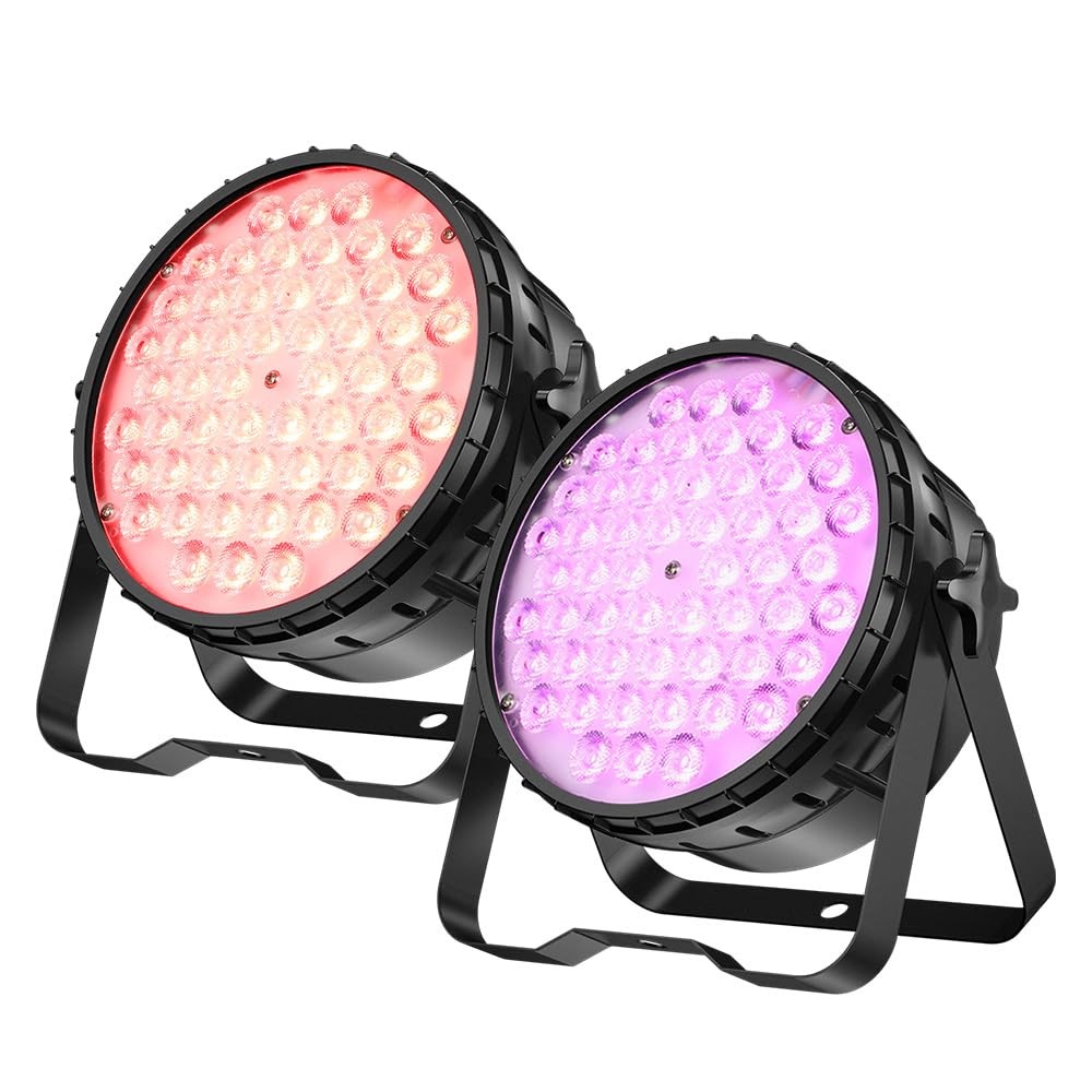 54 * 4W High CRI Par Light, CRI/RA 90 RGBW 4 in 1 Ultra-Bright LED Stage Ligh…