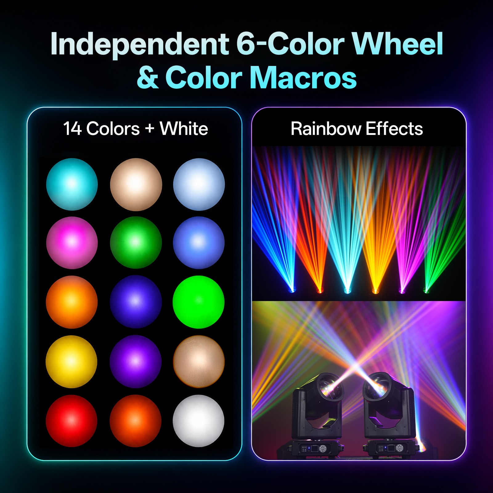 345W LED Moving Head Light Prism Gobo Beam Stage DJ Disco Bar DMX Spot Lighting