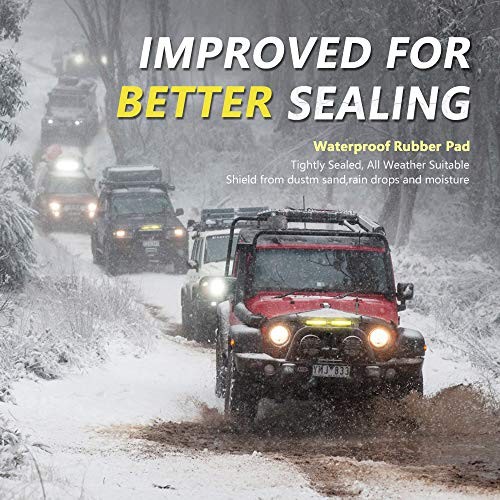 UTV Led Light Bar, 11 Inch Single Row Yellow Spot Led Off Road Spot-1 PC