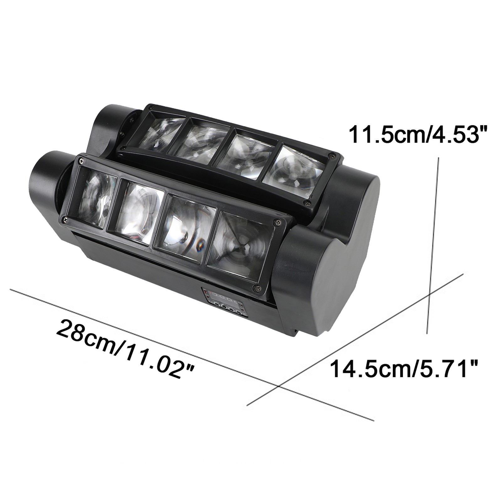 1/2/4/6/8 Pcs Beam Zoom Moving Head Stage Lighting Beam DMX Party DJ Lighting US